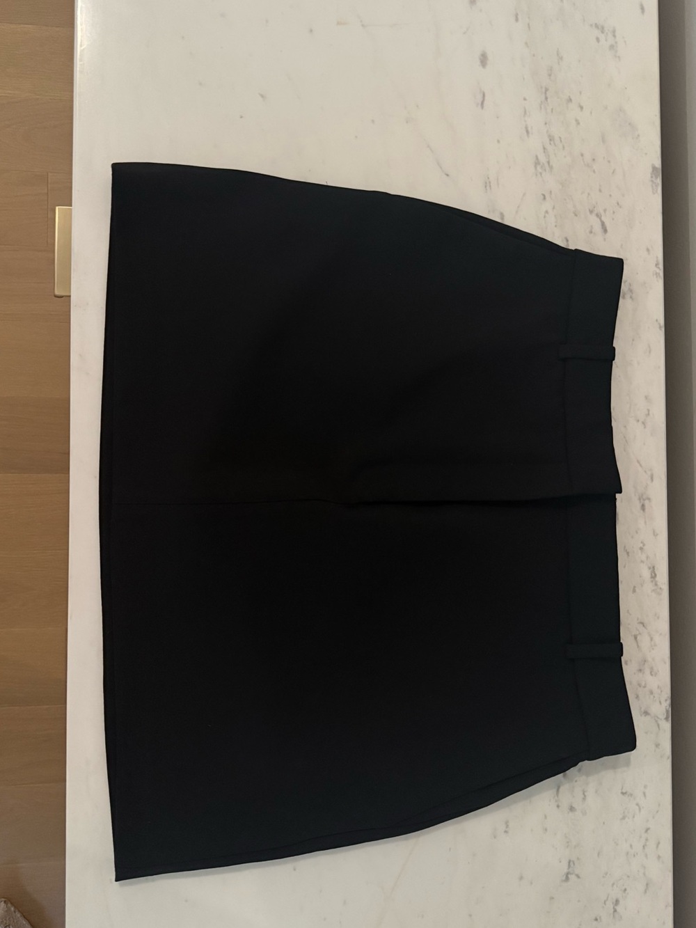 Babaton Black Structured Mini Skirt